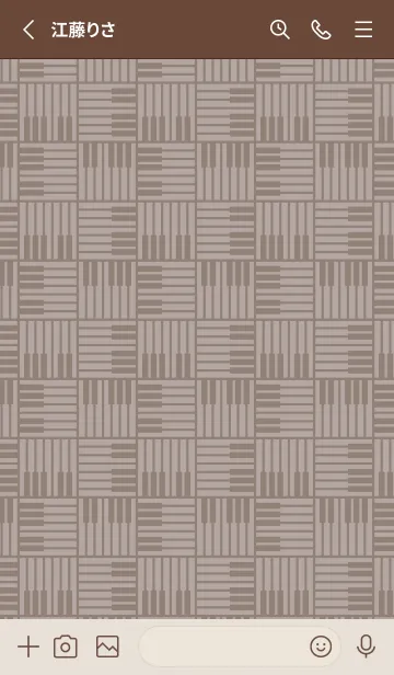 [LINE着せ替え] 和音 算崩しとピアノ鍵盤 江戸鼠の画像2