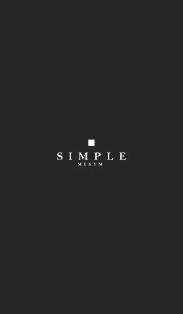 [LINE着せ替え] MATTE BLACK-SIMPLE SQUAREの画像1