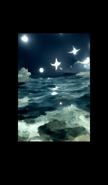 [LINE着せ替え] 夜の月 月の海 #4ic0_3。の画像1