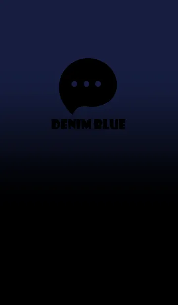 [LINE着せ替え] Black & Denim Blue Theme V3 (JP)の画像1