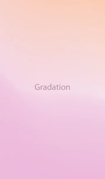 [LINE着せ替え] gradation ORANGE&PINKの画像1