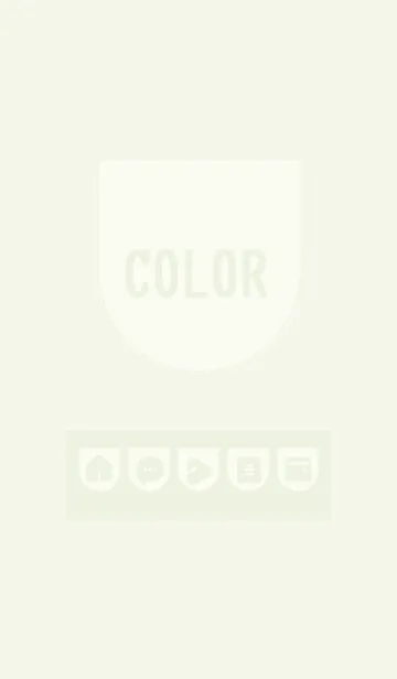 [LINE着せ替え] green color W13の画像1