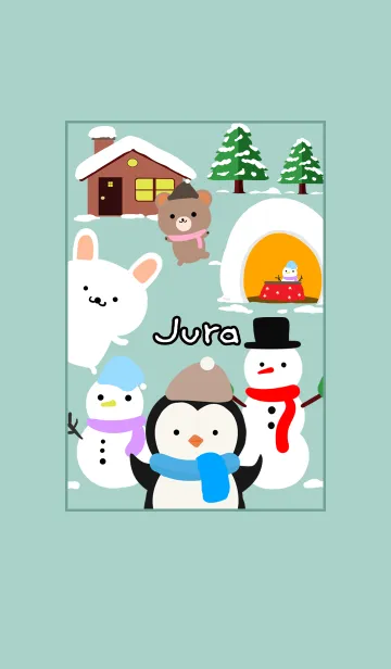 [LINE着せ替え] じゅら☆ほっこりかわいい冬の着せかえの画像1