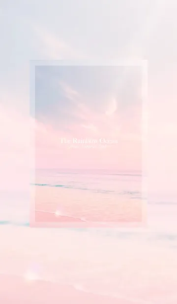 [LINE着せ替え] 虹色オーシャン92／ナチュラルスタイルの画像1