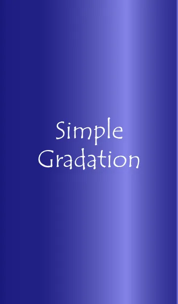 [LINE着せ替え] Simple Gradation -GlossyBlue 21-の画像1