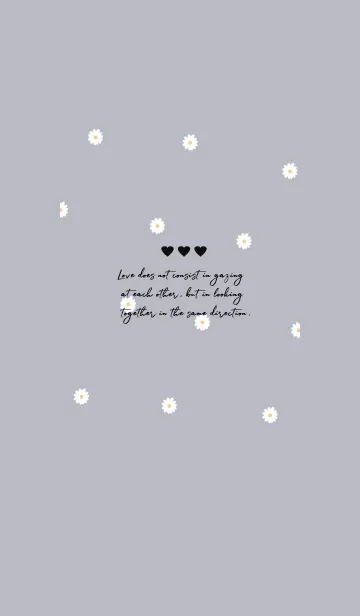 [LINE着せ替え] Daisy Days :blue blackの画像1