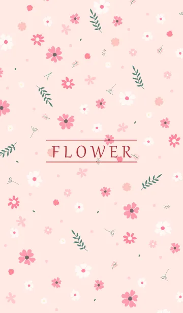 [LINE着せ替え] MANY FLOWERS PINK 14の画像1