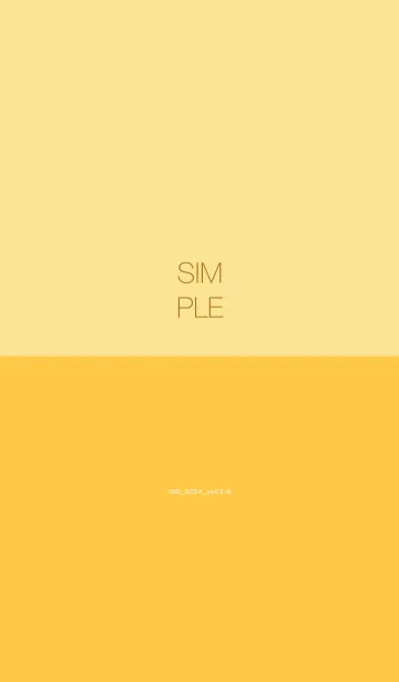 [LINE着せ替え] 000_24_イエロー3-6の画像1