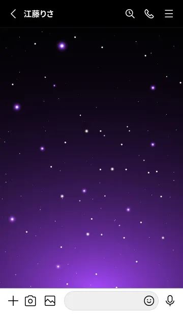 [LINE着せ替え] STARRY SKY-STAR.MEKYM 22の画像2