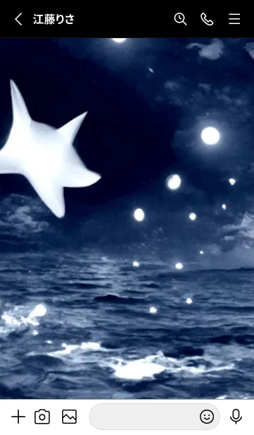 [LINE着せ替え] 夜の月 月の海 #4ica_4。の画像2