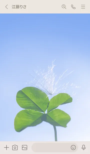 [LINE着せ替え] 幸運の妖精ケサランパサラン #35の画像2