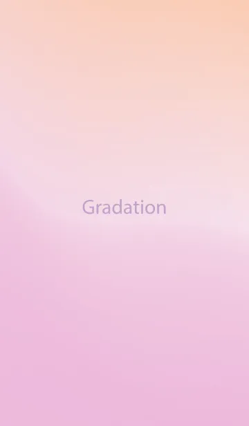 [LINE着せ替え] gradation ORANGE&PINK 2の画像1