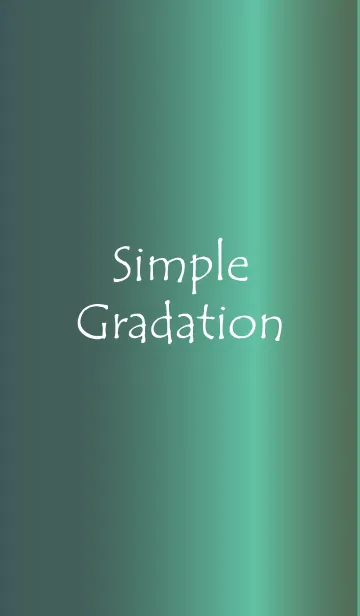 [LINE着せ替え] Simple Gradation -GlossyGreen 15-の画像1