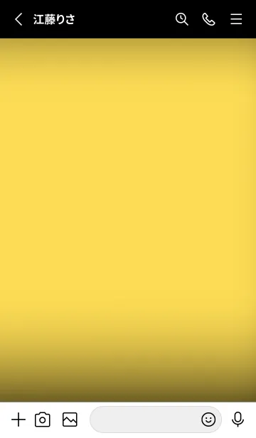 [LINE着せ替え] Mustard Yellow And Black V.3 (JP)の画像2