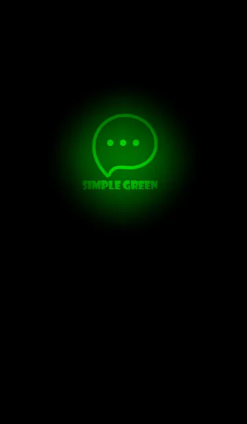 Green Neon Theme V3 (JP)の着せ替えメイン画像