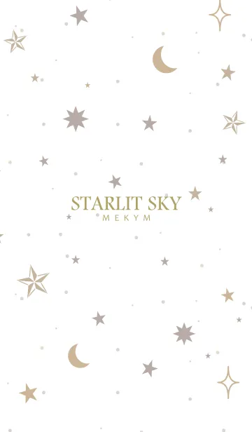 [LINE着せ替え] SIMPLE-STARLIT SKY MEKYM 25の画像1