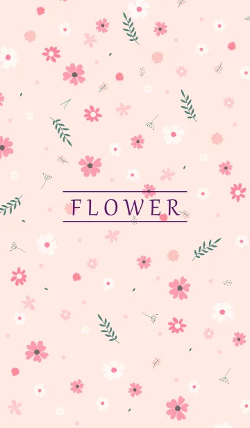 [LINE着せ替え] MANY FLOWERS PINK 15の画像1