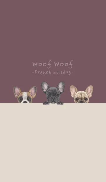 [LINE着せ替え] フレンチブルドッグ - ダスティローズの画像1