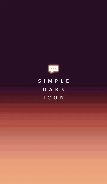 [LINE着せ替え] シンプル ダーク アイコン 74の画像1