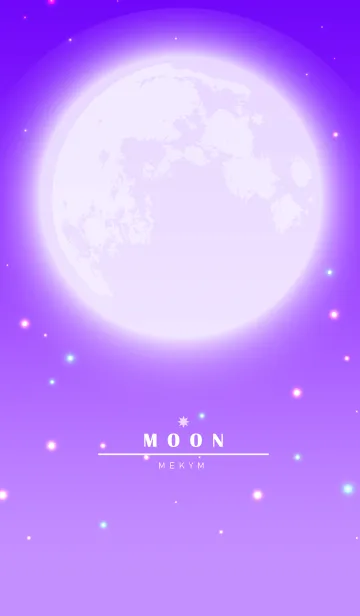 [LINE着せ替え] MOON-PURPLE 6の画像1