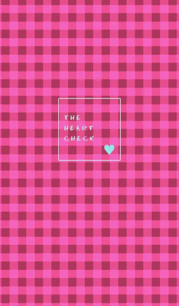 [LINE着せ替え] ザ ハート チェック 314の画像1