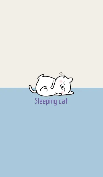 [LINE着せ替え] I am a Sleeping cat 69の画像1