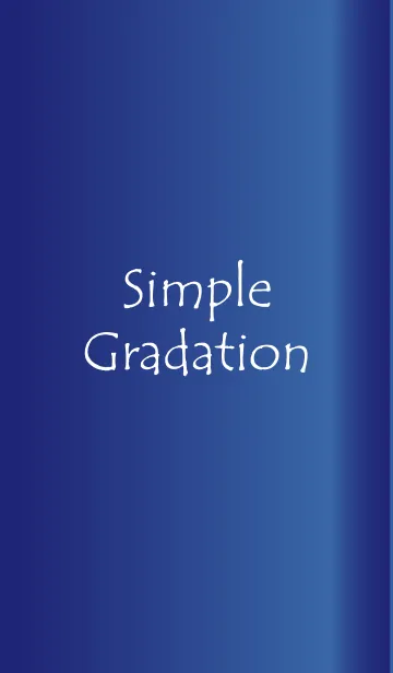 Simple Gradation -GlossyBlue 22-の着せ替えメイン画像