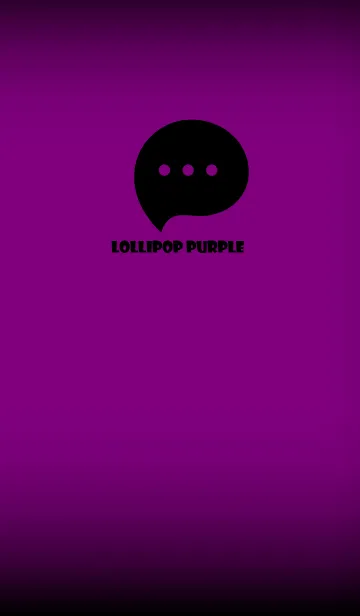 [LINE着せ替え] Lollipop Purple And Black V.3 (JP)の画像1