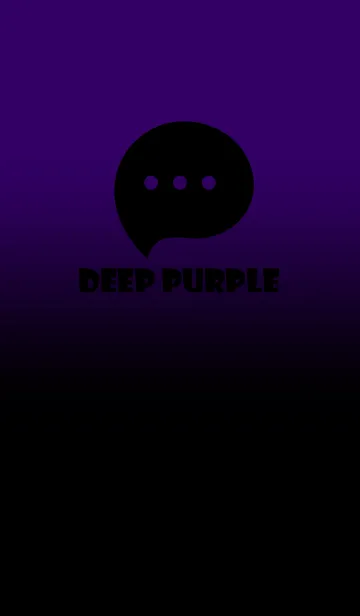 [LINE着せ替え] Black & Deep Purple Theme V3 (JP)の画像1