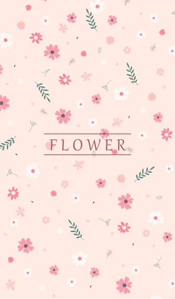 [LINE着せ替え] MANY FLOWERS PINK 16の画像1