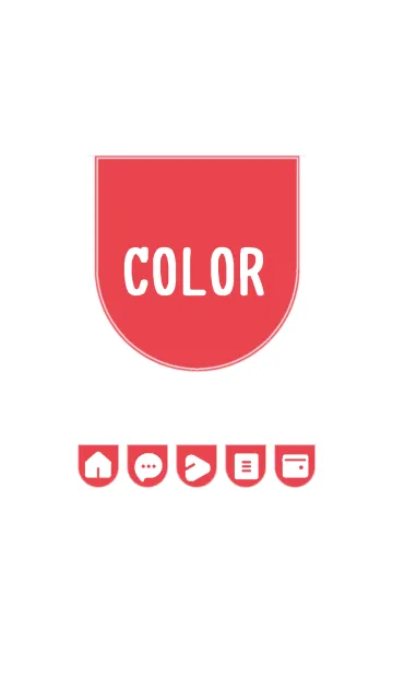 red color W08の着せ替えメイン画像