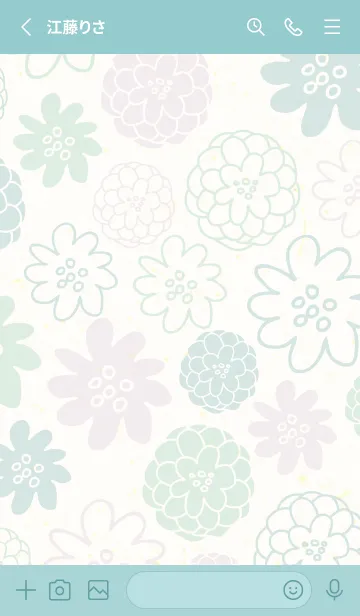 [LINE着せ替え] かわいい お花30の画像2