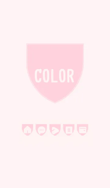 [LINE着せ替え] pink color X08の画像1