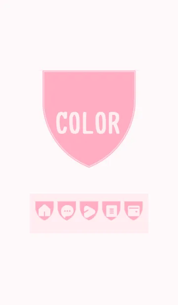 [LINE着せ替え] pink color X09の画像1