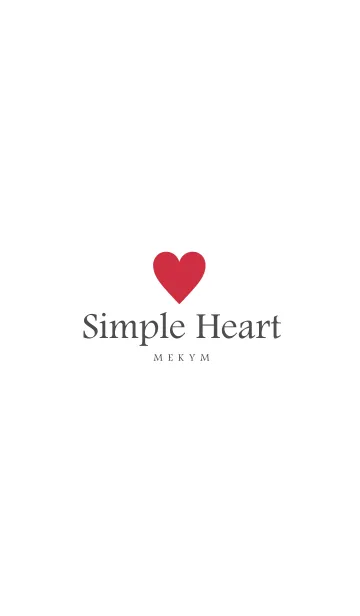 [LINE着せ替え] SIMPLE HEART-LOVE 15の画像1