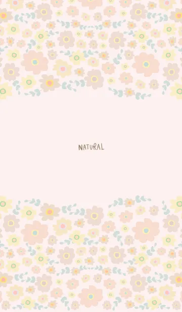 [LINE着せ替え] お花たくさん 上下から29の画像1