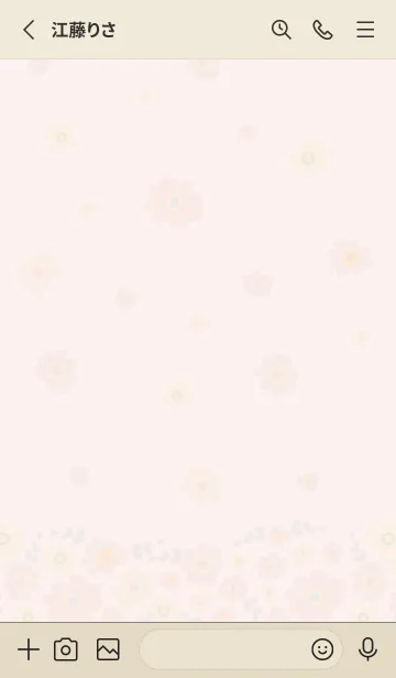 [LINE着せ替え] お花たくさん 上下から29の画像2