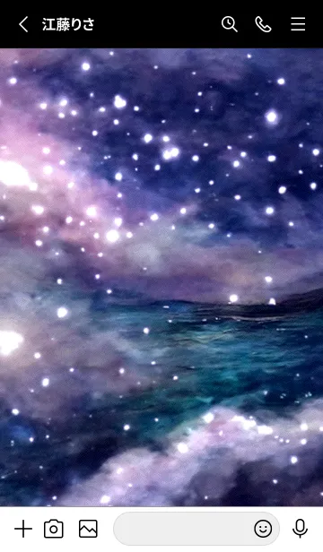 [LINE着せ替え] 夜の月 月の海 #4jb_21。の画像2