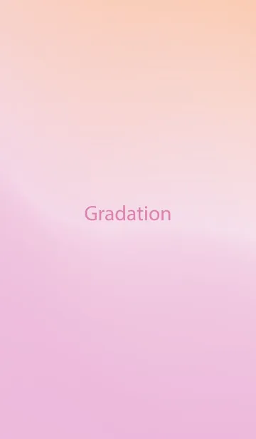 [LINE着せ替え] gradation ORANGE&PINK 4の画像1