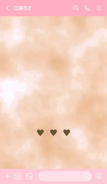 [LINE着せ替え] ♥♥♥33の画像2