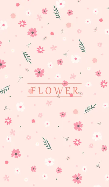 [LINE着せ替え] MANY FLOWERS PINK 17の画像1