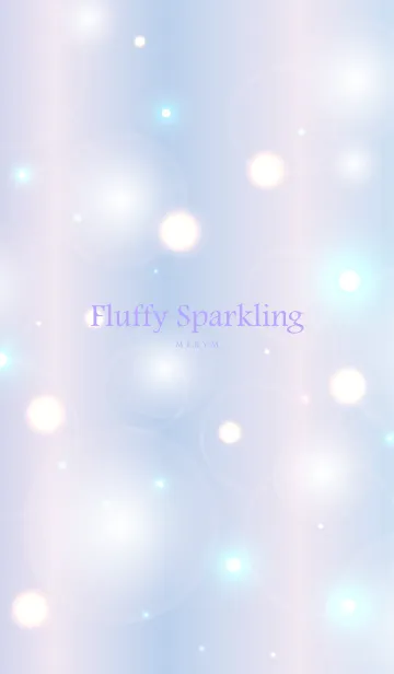 [LINE着せ替え] Fluffy Sparkling-PURPLE.MEKYM 17の画像1