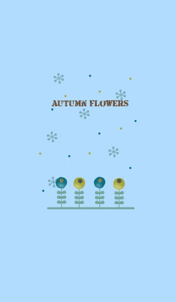 [LINE着せ替え] 北欧風＊シンプル / autumn flowersの画像1