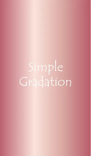 [LINE着せ替え] Simple Gradation -GlossyPink 30-の画像1