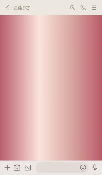 [LINE着せ替え] Simple Gradation -GlossyPink 30-の画像2