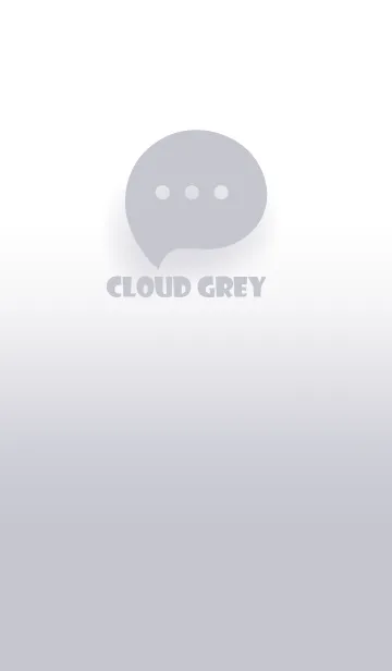 [LINE着せ替え] Cloud Gray & White Theme V.3 (JP)の画像1