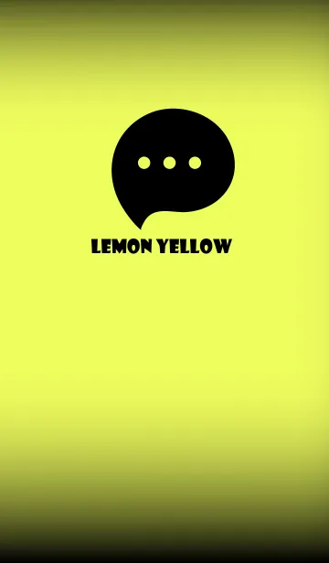 [LINE着せ替え] Lemon Yellow And Black V.3 (JP)の画像1