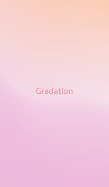 [LINE着せ替え] gradation ORANGE&PINK 5の画像1