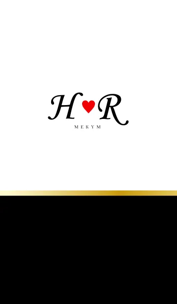 [LINE着せ替え] LOVE-INITIAL H&R イニシャル 6の画像1