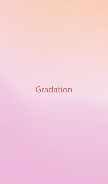 gradation ORANGE&PINK 7の着せ替えメイン画像